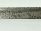 a knife that is sitting on a table