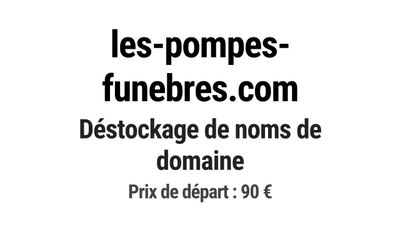 Nom de domaine les-pompes-funebres.