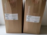 two boxes that are sitting next to each other on a table