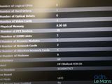 a lot of information on the screen of the computer