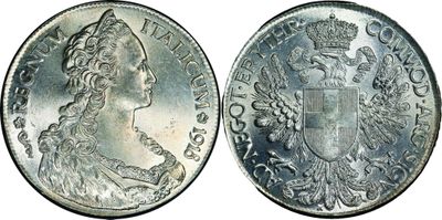 a close up of a coin with a crown on top of it
