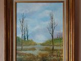 a picture of a painting hanging on the wall