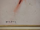 a picture of a painting on the wall of a room