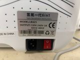 a close up of the back of a microwave oven