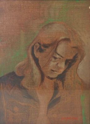 Jacques JOOS (1945-2021), "Christine Bayle", technique mixte…