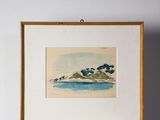 a picture of a painting hanging on the wall