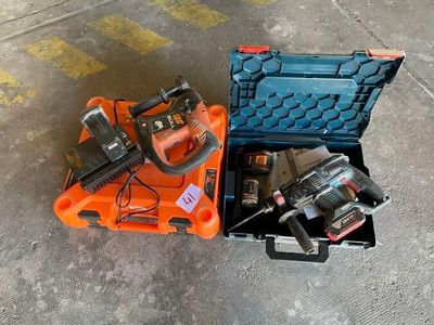 two tools in a case on the ground