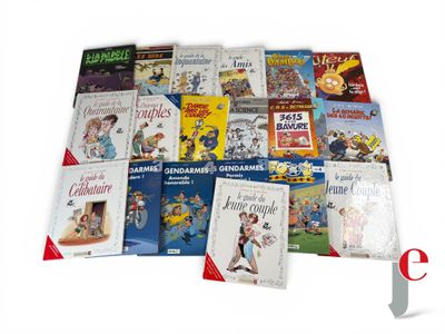 ENSEMBLE de 19 bandes dessinées dont Titeuf, Kidpaddle et C.…