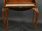 an antique writing desk with drawers and drawers on the top