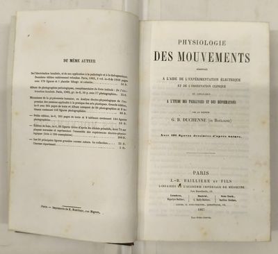 MEDECINE G B DUCHENNE Physiologie des Mouvements Paris Baill…