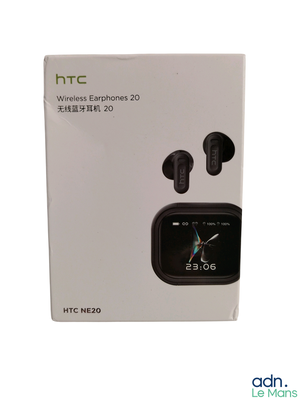 a box with a watch and earphones inside of it