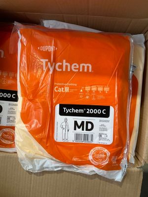 two packages of tychem towels in a box