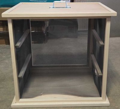 10132-345 / Garde-manger grand modèle - MASY - 207 - Bois clair - Stru