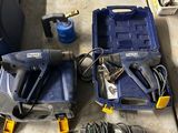 tools that are sitting on a table in the garage
