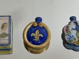 three different types of decorative items displayed on a table