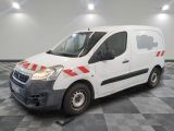 a picture of a white van with red and white stripes