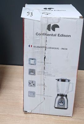 Blender CONTINENTAL EDISON CEBL1000IN Inox 1000W - Bol en ve…