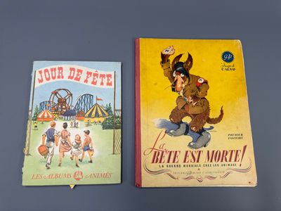 deux livres pour enfants posés sur la table