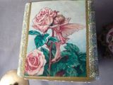 a cake with a picture of a fairy on it