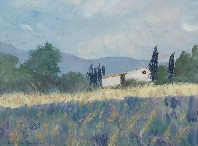 Michèle PANIER (XXème siècle) "Paysage" et "Marine"