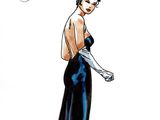 an image of a drawing of a woman in a black dress