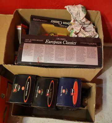 a lot of boxes that are sitting on the floor