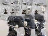 six pairs of men ' s underwear are wrapped in plastic bags