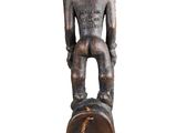 an image of a statue of a man with a helmet on his head