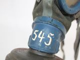 a gas mask with a number on the side of it