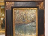a picture of a painting on a table next to a painting