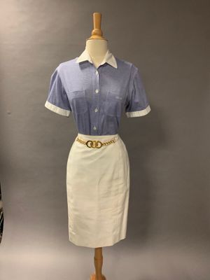 an image of a dress on a mannequin stand