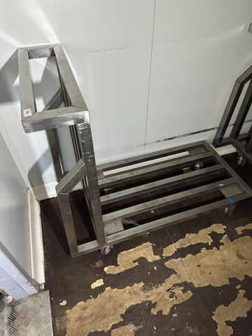 Chariot de manutention tout inox