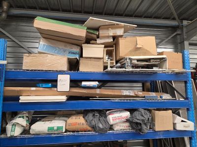 many boxes and boxes on the shelves in the warehouse