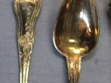 three spoons and a spoon spoon sitting on a table