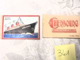 deux post-it sur lesquels figure l'image d'un bateau