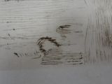 a picture of a drawing of a man and a dog