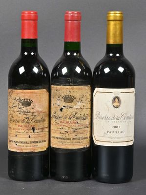 BORDEAUX - 3 bouteilles, Pauillac, Réserve de la Comtesse (s…