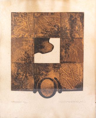 Eugène M. KALINOWSKI (1929-1995), "Introspection", lithograp…