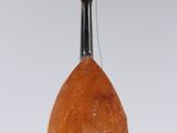 an image of a mandolin hanging from a string on a wall