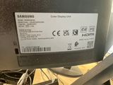 a close up of the back of a computer monitor