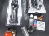 a black object that is sitting on a black table