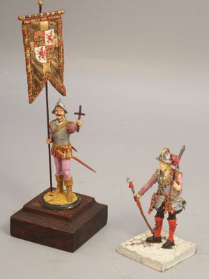 Figurines d'artistes - XVème- 54 mm, Christophe Colomb et so…