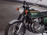 a motorcycle that is parked in a garage