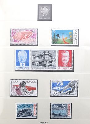 TIMBRE-POSTE - MONACO - ** - Collection quasi complète de 19…