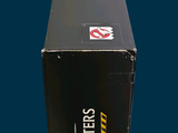 a black box with a picture of a plane on it