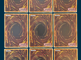 six square coasters with a picture of a spiral design on them