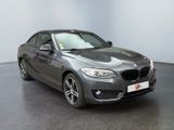 the bmw m140i is parked in a showroom