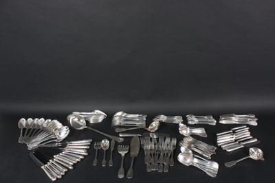 109 bis - CHRISTOFLE : importante mégère en métal argenté, m… - Photo 1