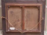 a picture of an old window with a rope on it