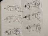 a picture of a manual for a hand held concrete vibrator instruction manual